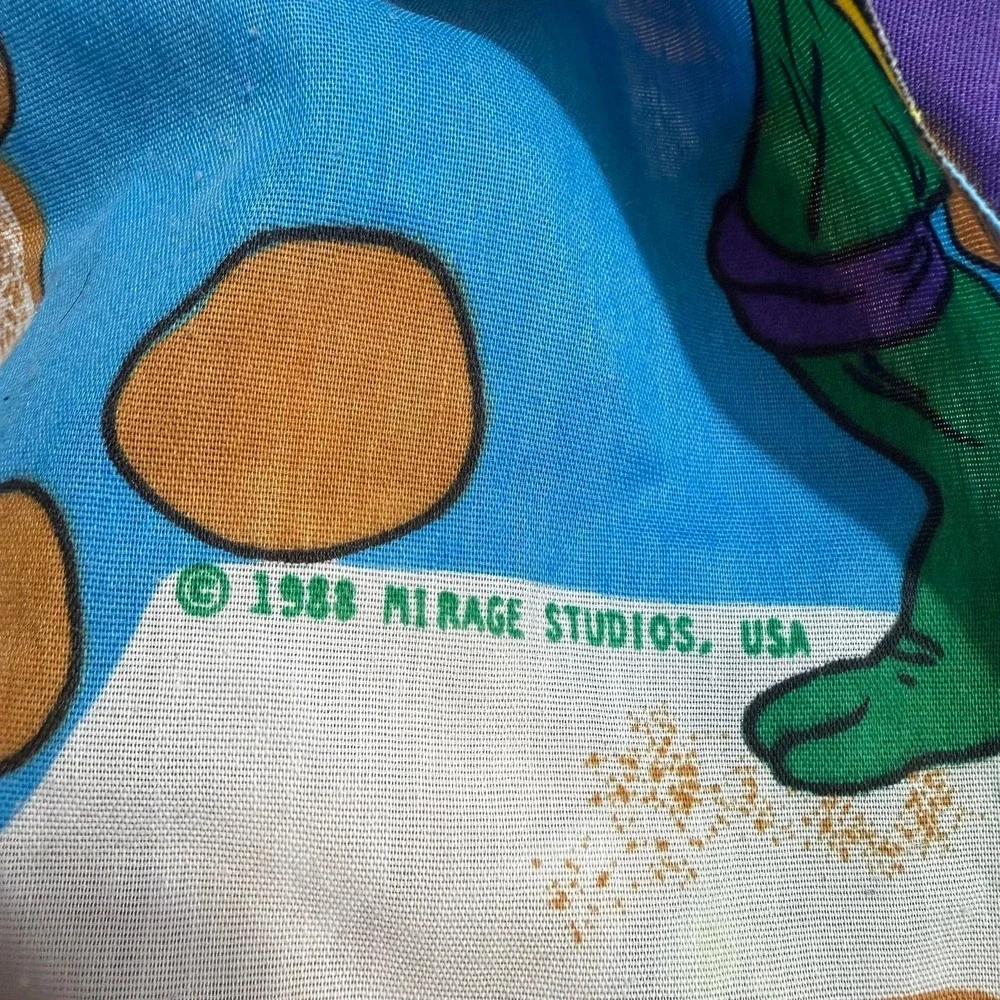 Vintage Teenage Mutant Ninja Turtles fitted sheet